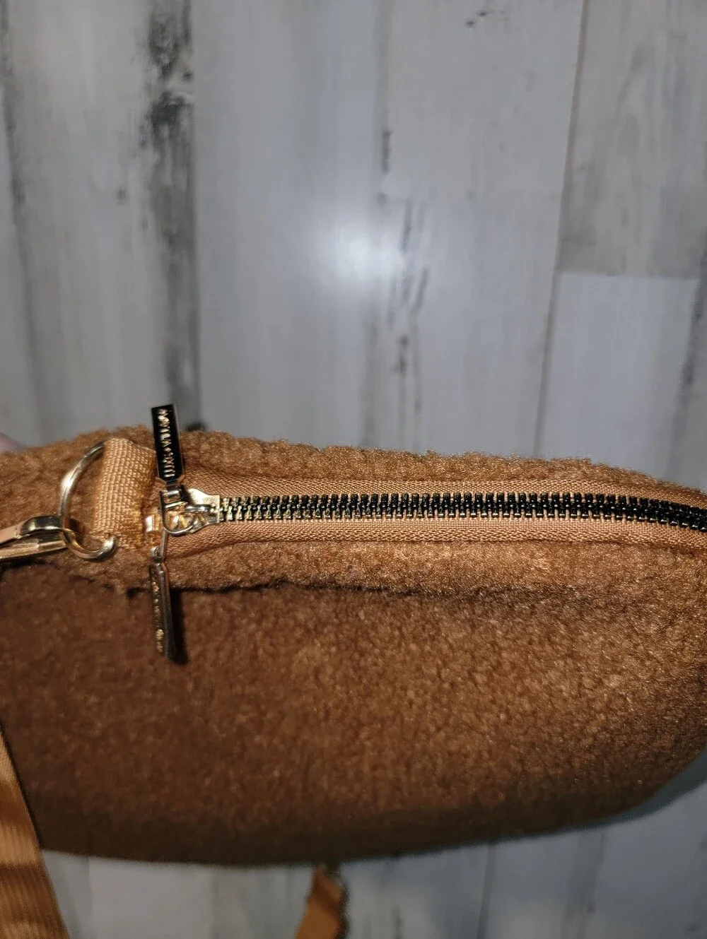 Luxe + Willow Teddy Sherpa Laptop Bag